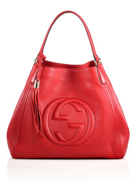 Gucci Soho Red Bags & Handbags for Women for sale 